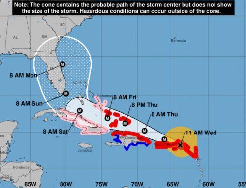 Hurricane Irma Moving Towards Florida