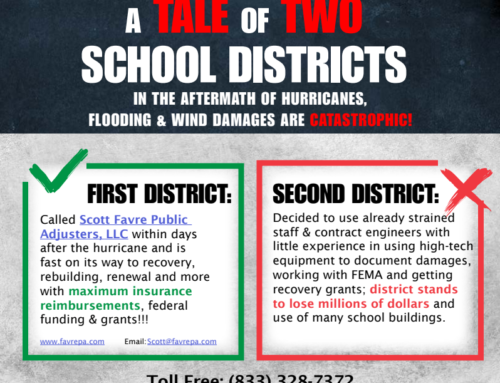 Tale of Two School Districts with Storm Damage